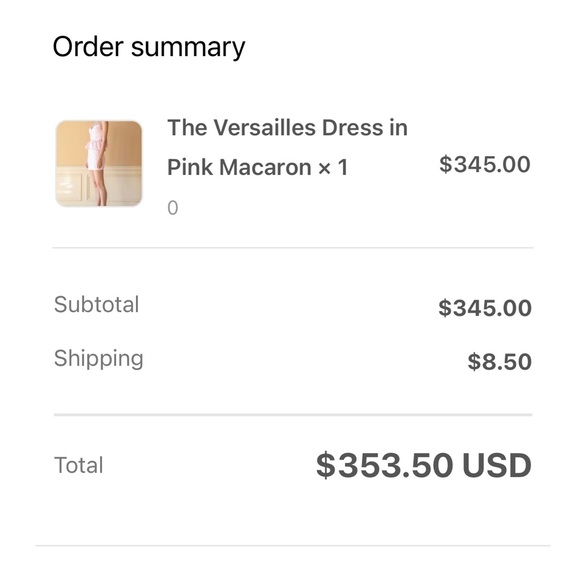 V.Chapman Versailles Dress - Picture 3 of 11